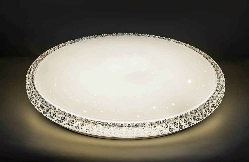 Светодиодный управляемый светильник накладной Feron AL5300 BRILLIANT тарелка 3000К-6000K белый с пультом