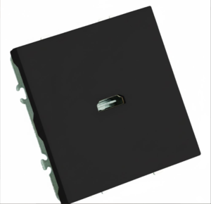 Розетка HDMI 2.0 Type A Эмили (черный уголь) 1A/ Stekker RST00-5118-05
