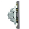 Розетка HDMI 2.0 Type A Эмили (платиново-серый) 1A/ Stekker RST00-5118-10