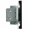 Розетка двойная USB + Type C Эмили (черный уголь) / Stekker RST10-5115-05