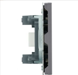 Розетка HDMI 2.0 Type A Эмили (платиново-серый) 1A/ Stekker RST00-5118-10