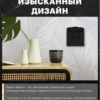 Розетка без заземления с крышкой и защитными шторками Эмили (черный уголь) / Stekker RST16-5113-05