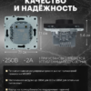 Диммер выключатель Эмили (черный уголь) / Stekker RSW10-5106-05