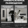 Рамка для розетки и выключателя Эмили 4 поста (черный уголь) / Stekker PFR00-5004-05
