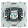 Розетка одноместная компьютерная RJ-45 Эмили (кашемир) / Stekker RST00-5117-08