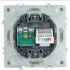 Розетка TV +компьютерная RJ-45 Эмили (кашемир) / Stekker RST00-5106-08